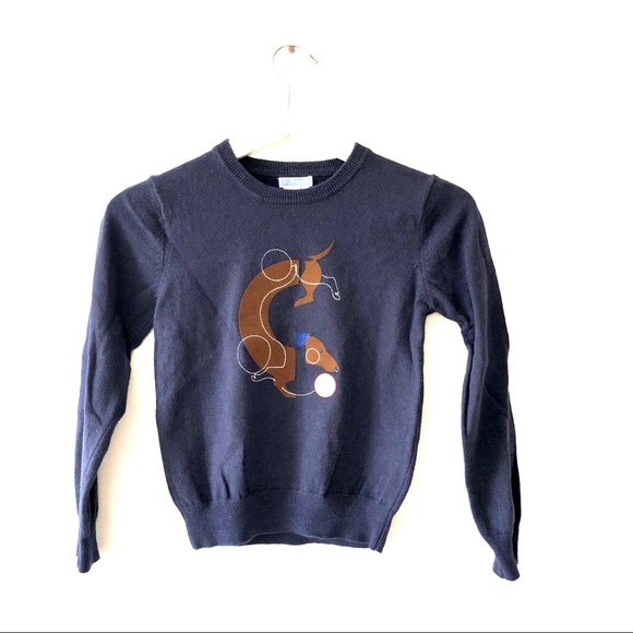 Jacadi Other - Jacadi Dog Ball Yarn Crewneck Pullover Sweater